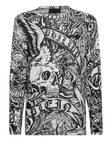Pullover Round Neck Tattoo