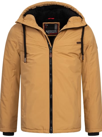 Alessandro Salvarini men’s winter jacket AS-331 with teddy lining & hood