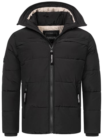 Alessandro Salvarini men’s quilted winter jacket AS-334 with padded hood