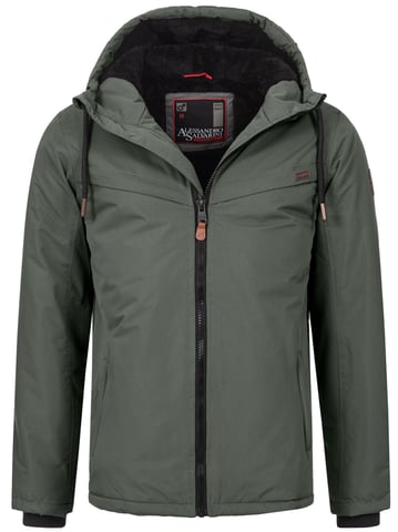 Alessandro Salvarini men’s winter jacket AS-331 with teddy lining & hood