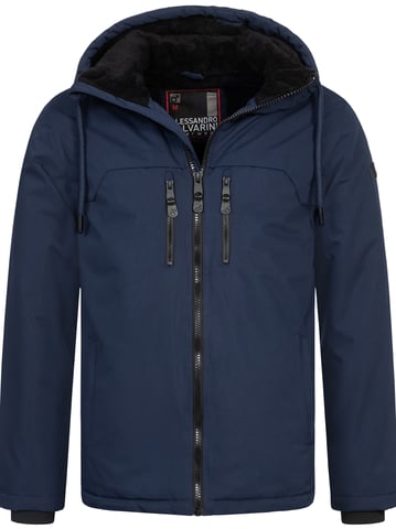 Alessandro Salvarini men’s winter jacket AS-332 with teddy lining & hood