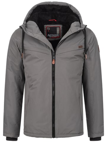 Alessandro Salvarini men’s winter jacket AS-331 with teddy lining & hood