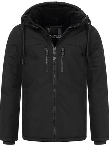 Alessandro Salvarini men’s winter jacket AS-332 with teddy lining & hood