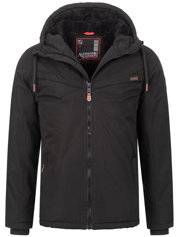 Alessandro Salvarini men’s winter jacket AS-331 with teddy lining & hood