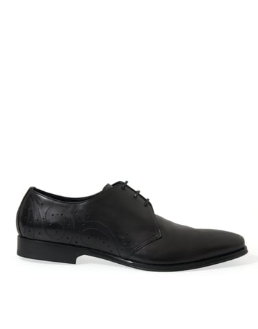 Leather Derby Shoes Brogue Style