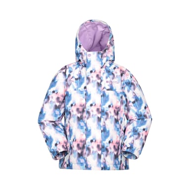 Mountain Warehouse Childrens/Kids Polar Zone Printed Jacket & Salopettes Set (Purple)