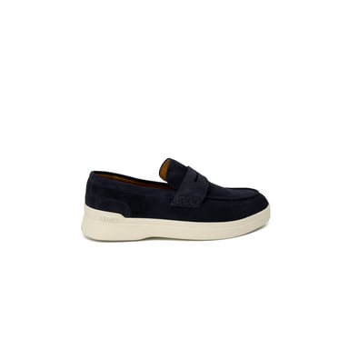 Suede Penny Loafers Casual Style