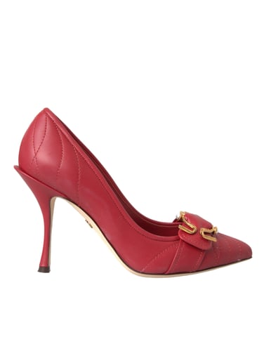 Quilted Leather Pumps Pointedtoe Style