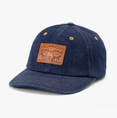 Levi's Relaxed Dad Heritage Mens Cap Dark Blue