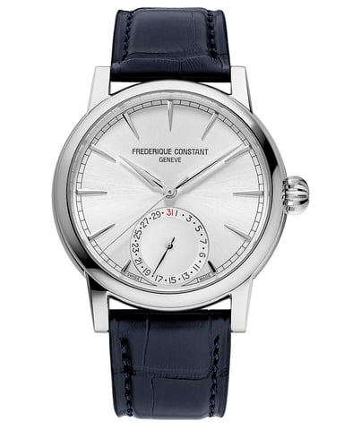 Frédérique Constant Classic Date Manufacture Heren Horloge Blauw FC-706S3H6