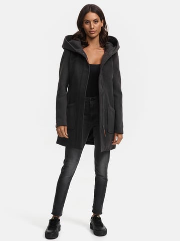 Marikoo women’s winter coat with hood and fitted silhouette