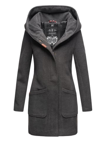 Marikoo women’s winter coat with hood and fitted silhouette
