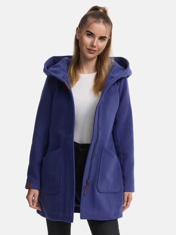 Marikoo women’s winter coat with hood and fitted silhouette