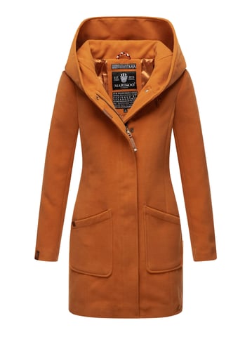 Marikoo women’s winter coat with hood and fitted silhouette