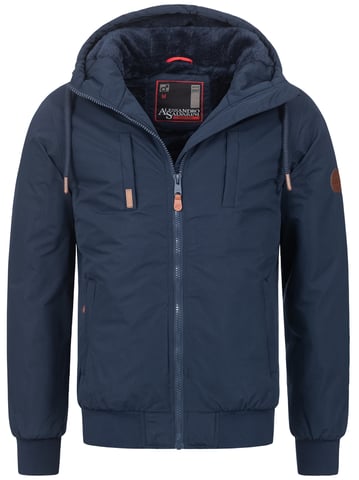 Alessandro Salvarini men’s winter jacket AS-320 with teddy lining & hood – warm & stylish