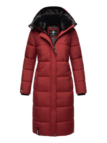 Marikoo women’s winter coat – Long quilted jacket with detachable hood