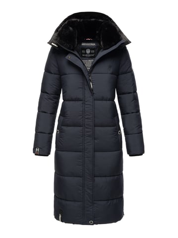 Marikoo women’s winter coat – Long quilted jacket with detachable hood