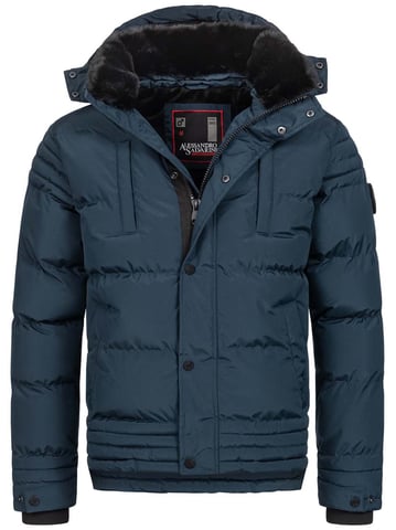 Alessandro Salvarini men’s winter jacket AS-281 with teddy fleece & removable hood