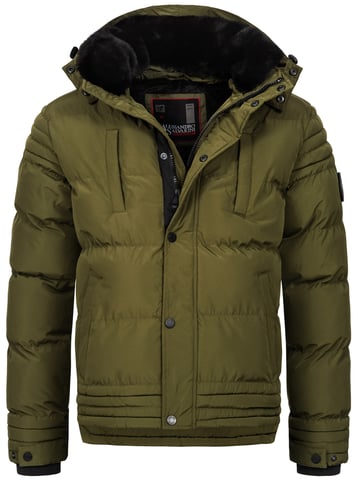 Alessandro Salvarini men’s winter jacket AS-281 with teddy fleece & removable hood