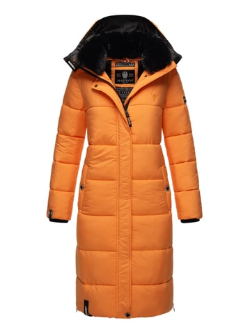 Marikoo women’s winter coat – Long quilted jacket with detachable hood