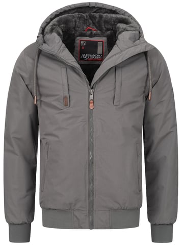 Alessandro Salvarini men’s winter jacket AS-320 with teddy lining & hood – warm & stylish