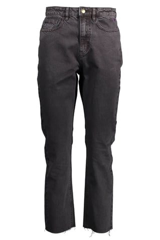 Straight Leg Raw Hem Jeans