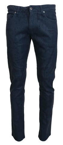 Slim Fit Textured Jeans