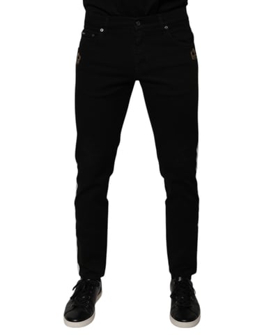 Slimfit Jeans Crown Patch Detail