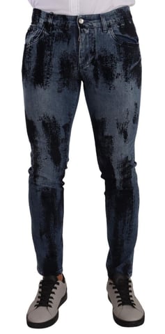 Paint Splatter Skinny Jeans
