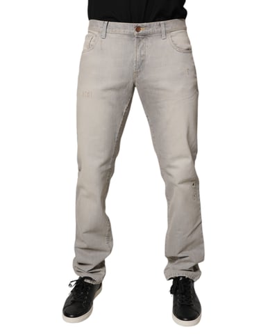 Distressed Denim Jeans