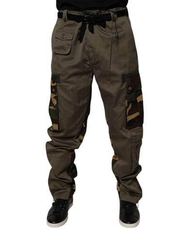 Cargo Pants Camouflage Detail