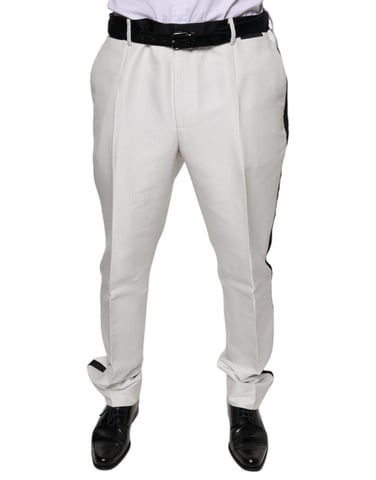 Slim Fit Trousers Side Stripe