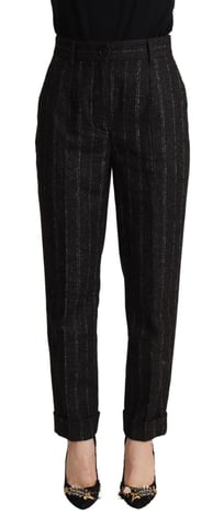 Wool Pinstripe Trousers