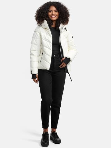Marikoo Samuiaa women’s quilted jacket – warm, modern & detachable hood