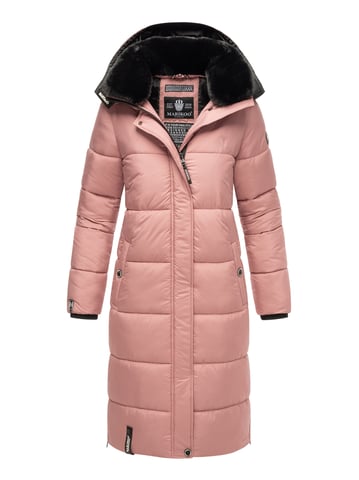 Marikoo women’s winter coat – Long quilted jacket with detachable hood