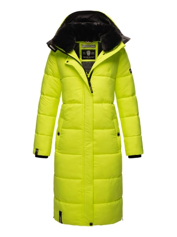 Marikoo women’s winter coat – Long quilted jacket with detachable hood