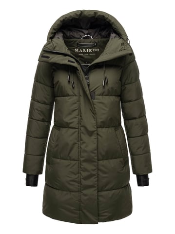 Marikoo women's padded winter coat with hood & fleece lining – Kaituu