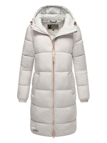 Marikoo long women’s quilted winter coat with hood – Nomadiaa