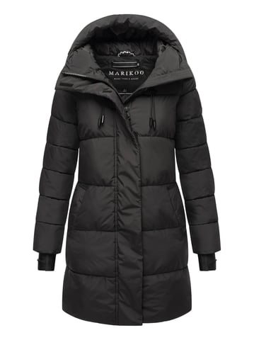 Marikoo women's padded winter coat with hood & fleece lining – Kaituu