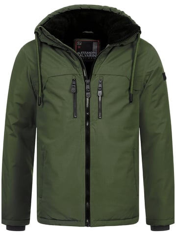 Alessandro Salvarini men’s winter jacket AS-332 with teddy lining & hood