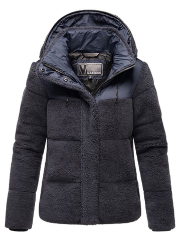 Marikoo women’s teddy puffer jacket with hood – model Kaguraa