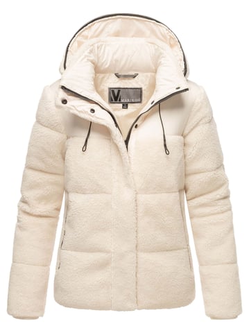 Marikoo women’s teddy puffer jacket with hood – model Kaguraa