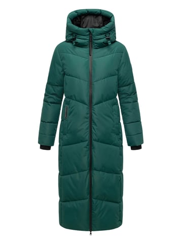 Marikoo women’s quilted coat Firella with hood & two-way zipper