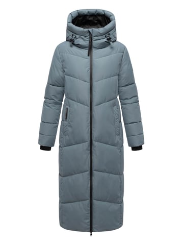Marikoo women’s quilted coat Firella with hood & two-way zipper