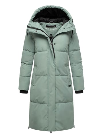 Marikoo women’s quilted coat Michikoo with hood & magnetic pockets