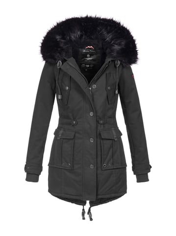 Navahoo Women’s Winter Jacket Luluna – With Teddy Fleece & Detachable Faux Fur Collar