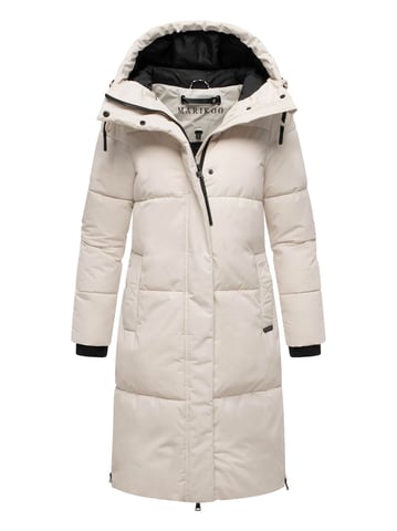Marikoo women’s quilted coat Michikoo with hood & magnetic pockets