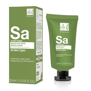 Dr Botanicals Salicylic Acid Exfoliator with Coffee, Walnut & Vitamin E 30ml