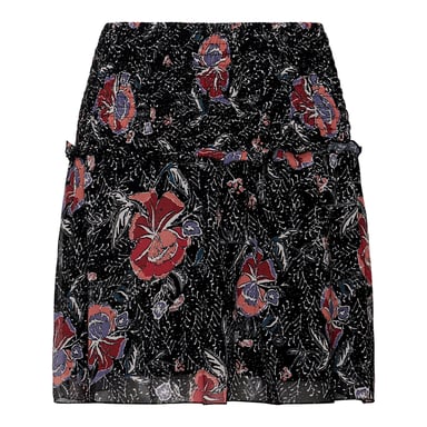 Rap Skirt in Black/Multicolour