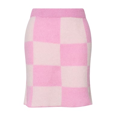 Kiana Knit Skirt in Rose